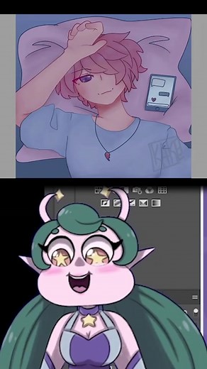 Just a touch of lighting #art #artist #artistsoftiktok #vtuber #vtuberclips #streamer #artstreamer #artcritique #arttips