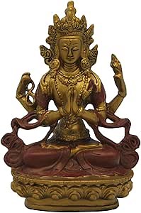 Chenrezi Statue, 6 Inches Tall