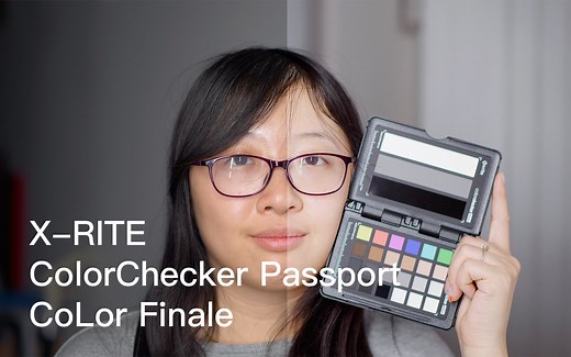 使用 X-Rite ColorChecker Passport Video   Color Finale 检验白平衡和校色