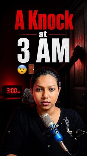 “A Knock at 3 AM 😨🚪”