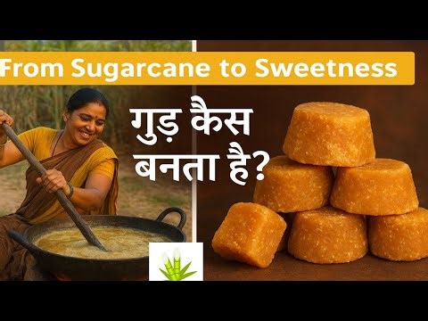 गुड़ कैसे तैयार होता है? How Jaggery is Made in India | Traditional Gur Making Process step by step