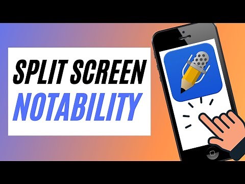 How to do Split Screen on Notability (Multi-Notes)