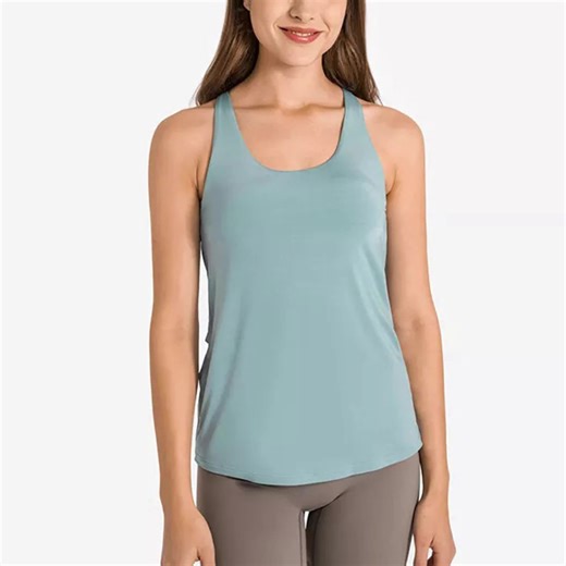 HUACHEN Women Loose Cropped Yoga Tops Soft Sleeveless Dance Tees Gym Fitness Running Tops Active Wear Sports Wear