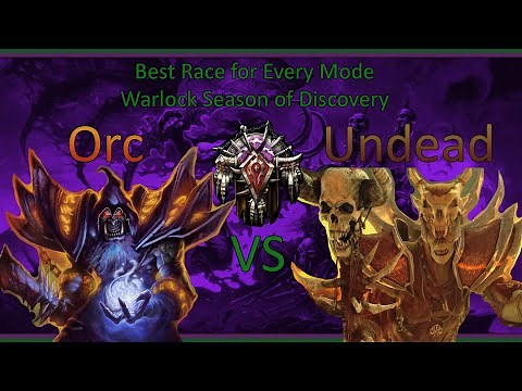 Season of Discovery Which Race is Better for Warlock #horde #worldofwarcraftclassic