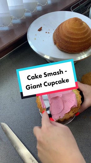 Giant Cupcake for Cake Smash Photoshoots