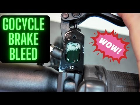 How to bleed Gocycle brakes