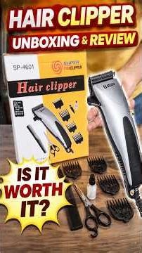 Electric Hair Clipper for Men Corded Beard and Hair Trimmer with Adjustable Blade Lever (H 4603)