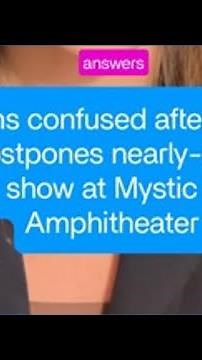 Fans confused after rain postpones nearly sold out show at Mystic Lake Amphitheater