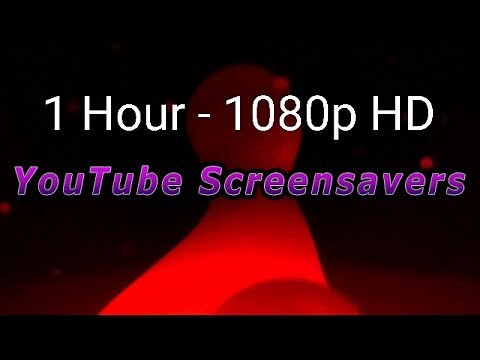 Ambient Red Lava Lamp - HD Screensaver - 1 Hour