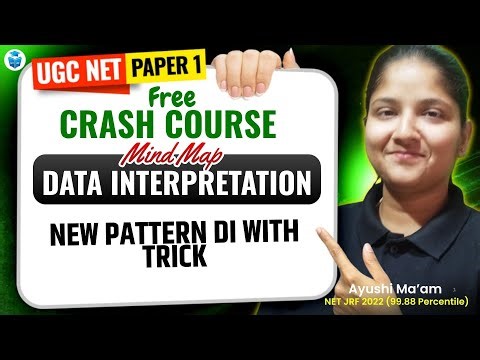 UGC NET Paper 1 Data Interpretation | DI New Pattern with Questions | JRFAdda