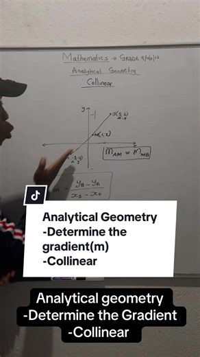 Analytical Geometry: Gradient & Collinear Points