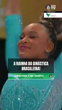 REBECA ANDRADE É OURO NO PAN DO RIO