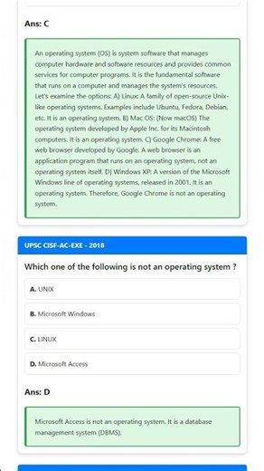 Overview of Major Operating Systems: Windows, Linux/Unix, macOS, Android, iOS