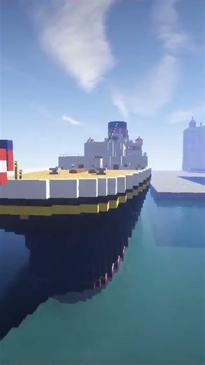Minecraft Titania - The story of a cruise liner #minecraft #titanic #maritime #cruiseship