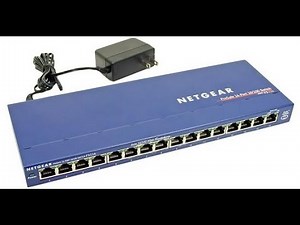 FS116P NetGear ProSafe 16-Port 10/100Mbps Fast Ethernet Switch with 8-Port PoE