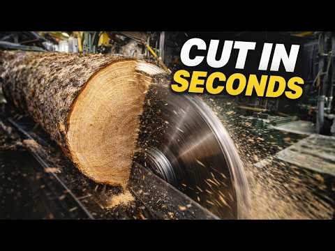 Dangerous Wood Cutting Machines… Insane Power!