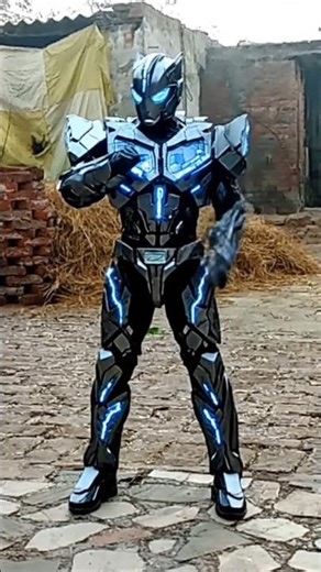 "The future is here! 🤖⚡ Awesome robot suit transformation. #VFX #Future"