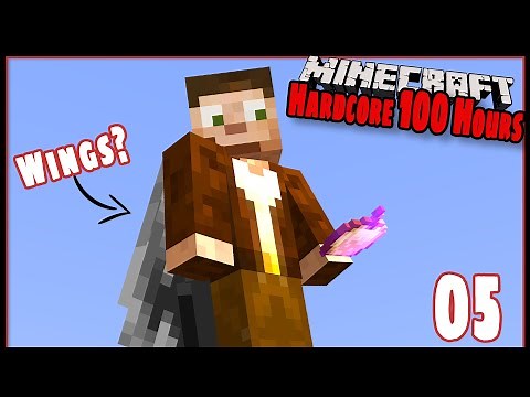 100 Hours In Hardcore Minecraft: WILL I SURVIVE THIS???