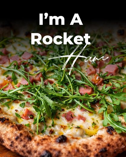 🚀 I’m a Rocket Ham 🚀 And I think it’s gonna be a long, delicious time. House-made ham and guanciale launch into creamy crème fraîche, arugula floats in at zero gravity, hot honey brings the burn on re-entry. Ground control did not prepare us for this. 🍕🔥 | Bayou Teche Brewing