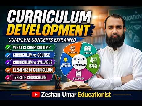 Curriculum Development | Curriculum vs Course vs Syllabus | Types & Elements of Curriculum