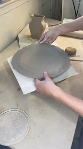 Hand building a foot is no where near as much fun as trimming one on the wheel, but you gotta do what you gotta do #pottery #handbuilding #clay #ceramics #making #art #theprocess #smallbusiness #artist #plate #dishes #artstagram #artoftheday #potteryofinstagram | MAS Ceramics