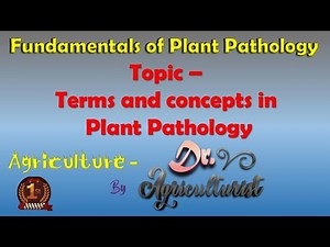 Terms and concept in Plant Pathology | Definition