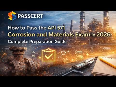How to Pass the API 571 Corrosion and Materials Exam in 2026