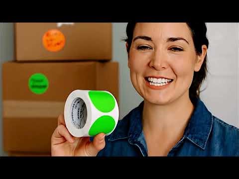 Best Color Code Stickers for Moving Boxes | Long-Distance Packing Tips with ChromaLabel