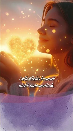 Selbstliebe kommt nicht automatisch.