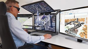 Esri ArcGIS Pro certified for 3D stereo visualization  with 3D PluraView monitors