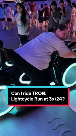 Ride TRON Lightcycle Run: A Plus-Size Experience