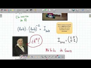 Matrices #2 (Inversa de una matriz)