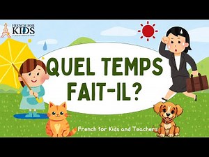 🎬 Learn French with Weather – Fun & Interactive! 🌤️❄️☔