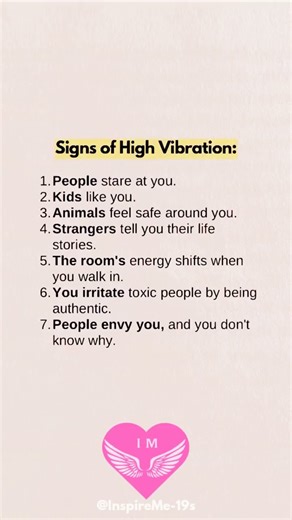 9 Signs You’re Operating at a High Vibration #highvibration #positiveenergy