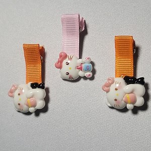 Hello Kitty Hair Clips Set - 3pcs