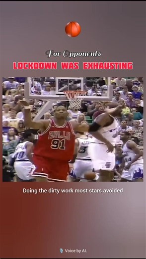 Lockdown Defense Was Exhausting | Dennis Rodman Defensive Masterclass