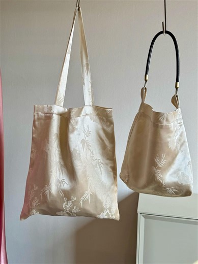 Satin Floral Embossed Hobo Shoulder Bag Woman Bag - Etsy