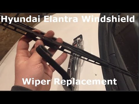 Windshield Wiper Blade Replacement (Hyundai Elantra)