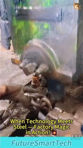 When Technology Meets Steel — Factory Magic in Action! 💥