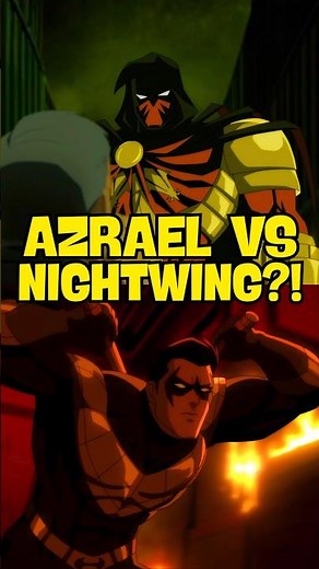 Why Azrael and Nightwing end up fighting in Knightfall.. #Batman