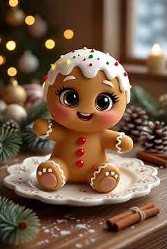 Super happy gingerbread baby #short film