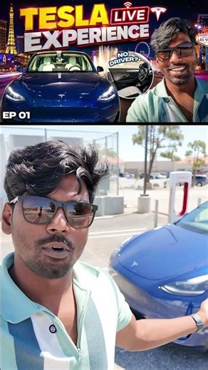 Driver இல்லாம Tesla? 😱 | Road Trip to Las Vegas | Live Experience ⚡