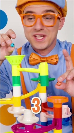 Let's do a SOCCER MARBLE RACE! #blippi #shorts #soccer #marblerace #games #toys