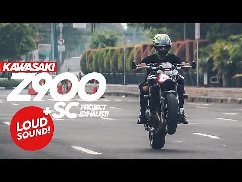 BEAUTIFUL SOUND OF KAWASAKI Z900 + SC PROJECT EXHAUST