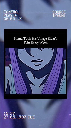 Kuma Took His Village Elder's Pain Every Week || Painful Moment 🔥 #shorts #anime #onepiece