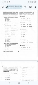 Synonyms: Choose the word nearest in meaning to the underlined ... | Filo