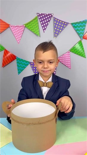 DIY Kitchen 🍳🍜 Make Noodles with Cardboard! #fun #kids