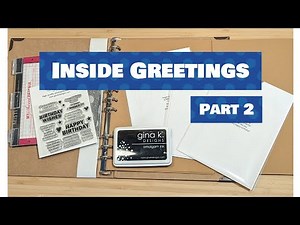 Crafty Tips & Tricks: Creating & Storing Inside Sentiments For Mass Card Making PART 2!