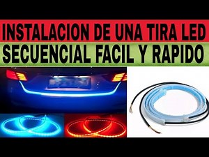 SEQUENTIAL LED STRIP INSTALLATION