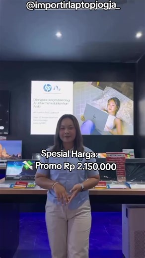 BIG SALE 🔥 HP 14-EP0261TU Prosesor: Intel® Core™ i3-1315U Layar: 14 inci diagonal, FHD RAM: 8 GB DDR4-3200 Penyimpanan: 512 GB PCIe® NVMe™ M.2 SSD. Grafis: Intel® UHD Graphics. Sistem Operasi: Windows 11 Home Microsoft 365 Basic (1 tahun) Office Home & Student 2021. Keyboard: Full-size, backlit, soft grey. Kondisi Baru (new) Garansi Resmi HP Promo Rp 2.150.000 🇮🇩 Siap kirim kirim se Indonesia 📲Order Cek WA Di BIO 🏢Outlet : Ruko Raflesia Babarsari Square 2 Kav 1 Jalan Babarsari Raya Catur Tu